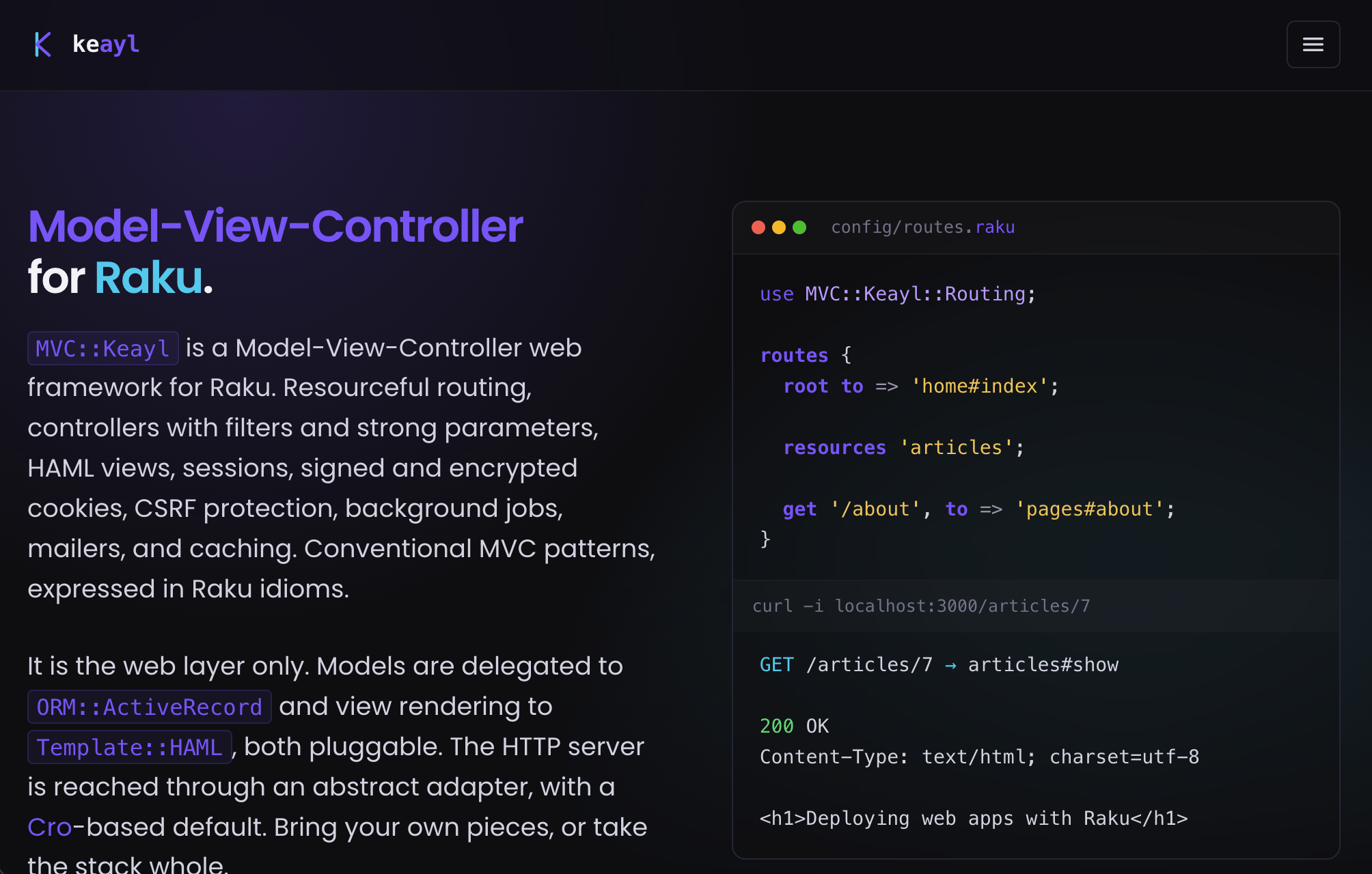 Behavior-driven development for Raku